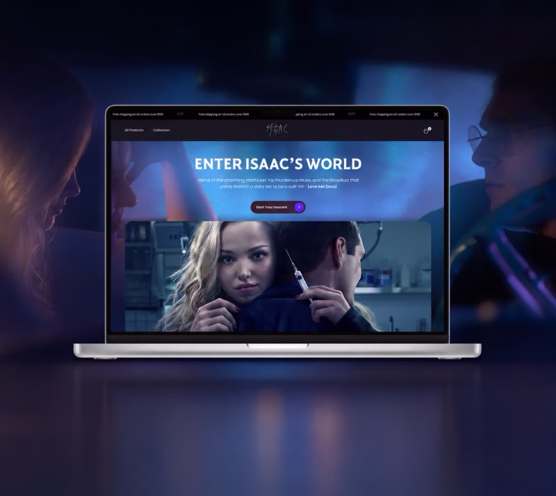 Issac Merch — web design